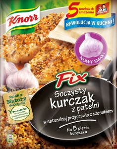Fix Knorr Soczysty Kurczak z patelni w naturalnej przyprawie z czosnkiem